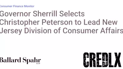 Governor Sherrill Selects Christopher Peterson to Lead New Jersey Division of Consumer Affairs